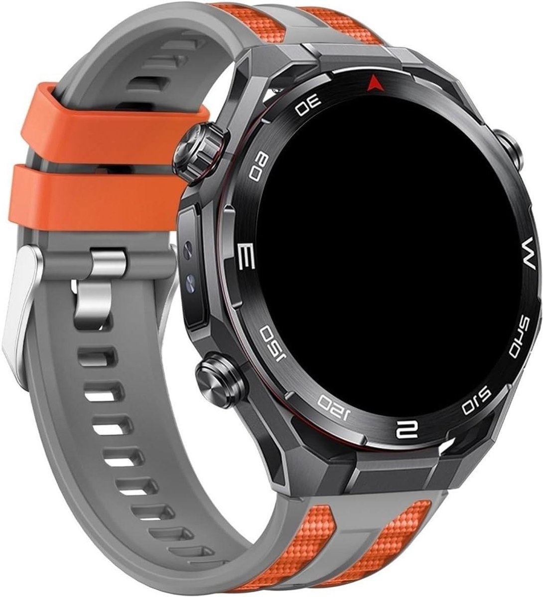 Smartwatch Band - Reserve Armband - Dagelijks Gebruik - Snelle Bevestiging - 22mm Breedte - Zwart