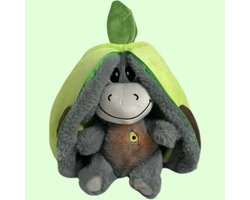 TEKROA® Ademende Ezel - Ezel Knuffel - Interactieve knuffels - Breathing Ezel - Met Hartslag - Ademhaling - met geluid reliëfpluche voor volwassenen en kind