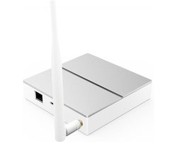 Smart Home Gateway – Centrale Hub – Apparaten Verbinden – Stabiele Bekabelde Verbinding – Ondersteunt 128 Apparaten – Zilver