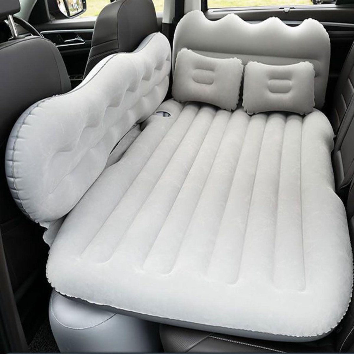Luchtmatras Auto - Kampeerbed Slaapmat - Comfortabel Reizen - Inclusief Elektrische Pomp - 135 x 80 x 50 cm