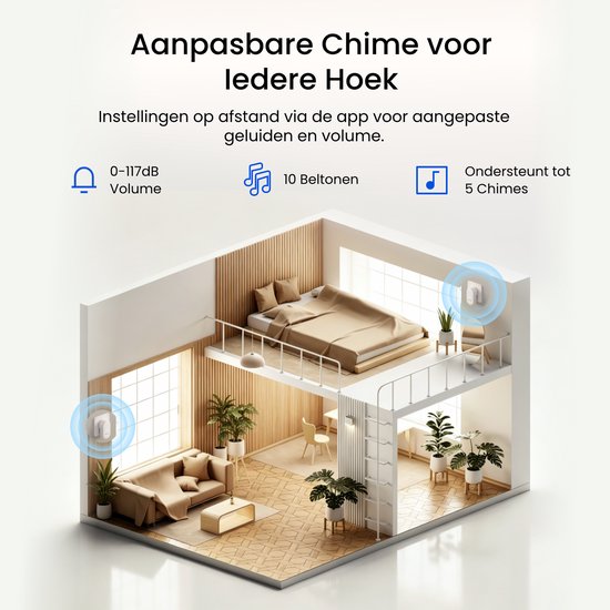Reolink Videodeurbel WiFi Bedrade Voor Buiten - 2K 5MP - 4:3 Breedbeeld - Dual-band wifi - Lokale Opslag - Tweewegaudio - Slimme Detectie-1 Stuk