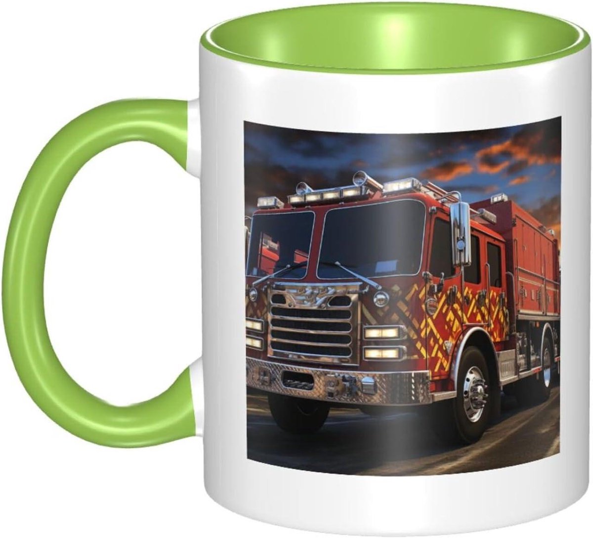 Keramische Mok - Koffiebeker Theeglas - Warme Dranken - Elegant Ontwerp - Grote Inhoud - Groen