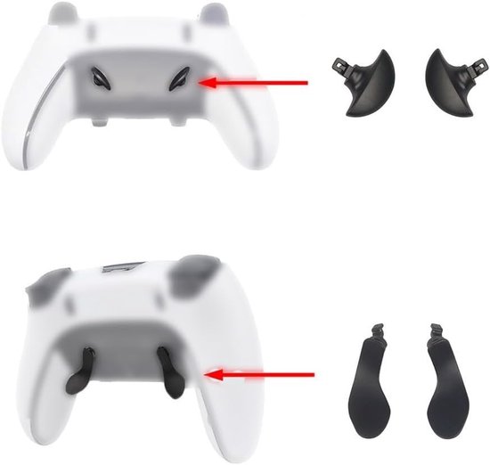 Back Knoppen Vervanging - Metalen Peddels - Verbeterde Gameplay - Eerste Metalen Bouw - 65 x 25 x 45 cm — afbeelding 5