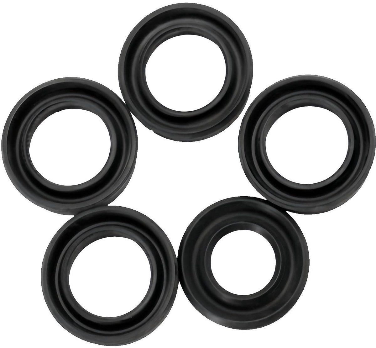 Dailygoods - Dailygoody - Nitril Rubber O-ringen - Afdichtingsring Set - Zwart - Rubber Washer - 50 Stuks - Geschikt voor Sanitair en Machines
