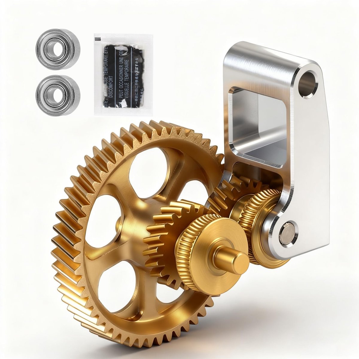 Dailygoods - Extrudertransmissie voor 3D-printer van Messing met Nano-coating