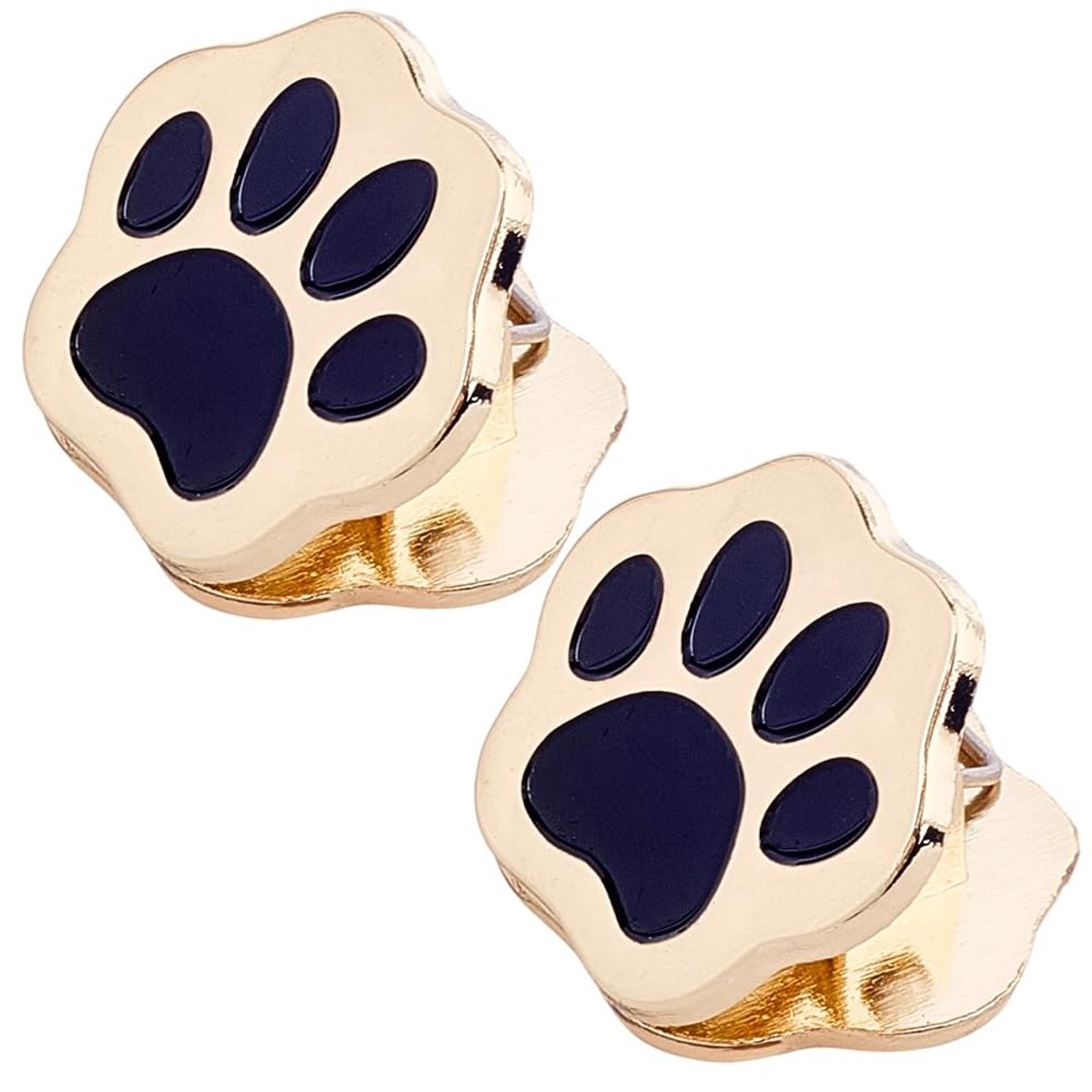 Dailygoods - Set van 2 Vintage Notitieboek Clips met Gouden Afwerking