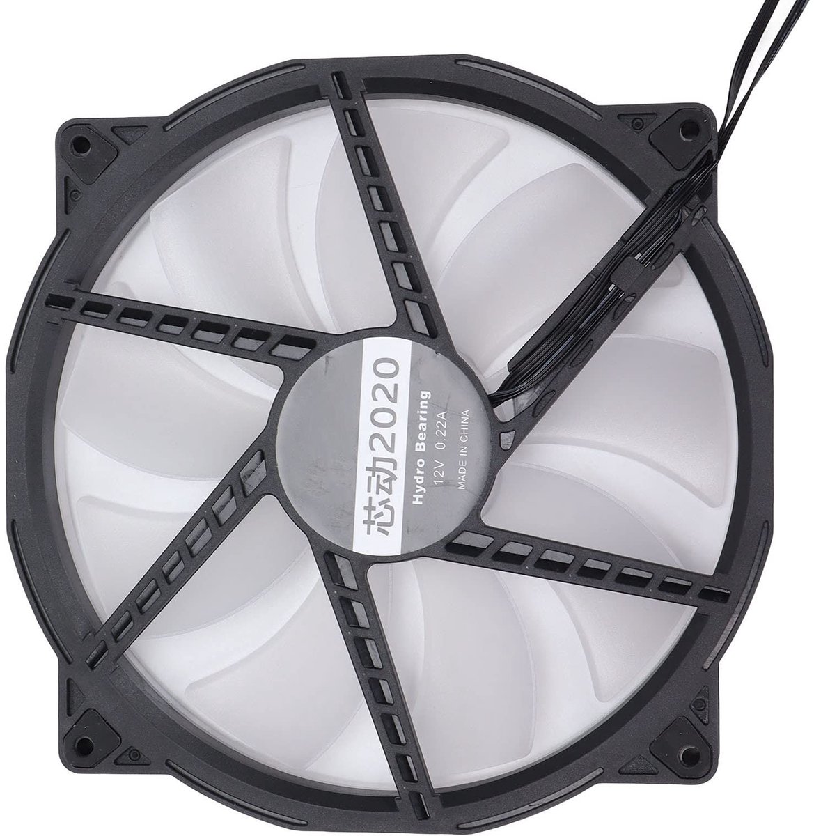 Dailygoods - ARGB Ventilator 200 mm met Hydraulische Lagere