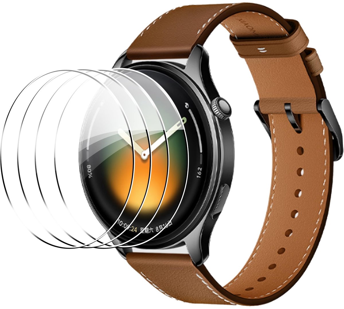 Dailygoods - Set van 4 Beschermfolie voor Xiaomi Watch 5