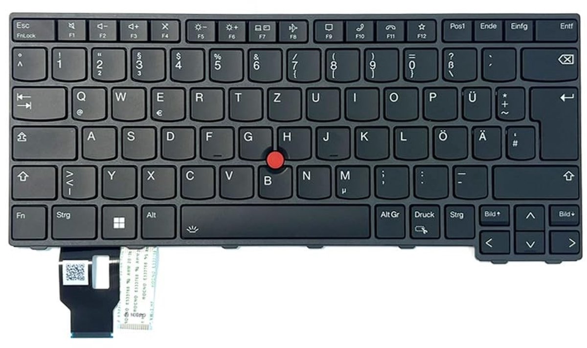 Dailygoods - Toetsenbord met Achtergrondverlichting voor Lenovo ThinkPad