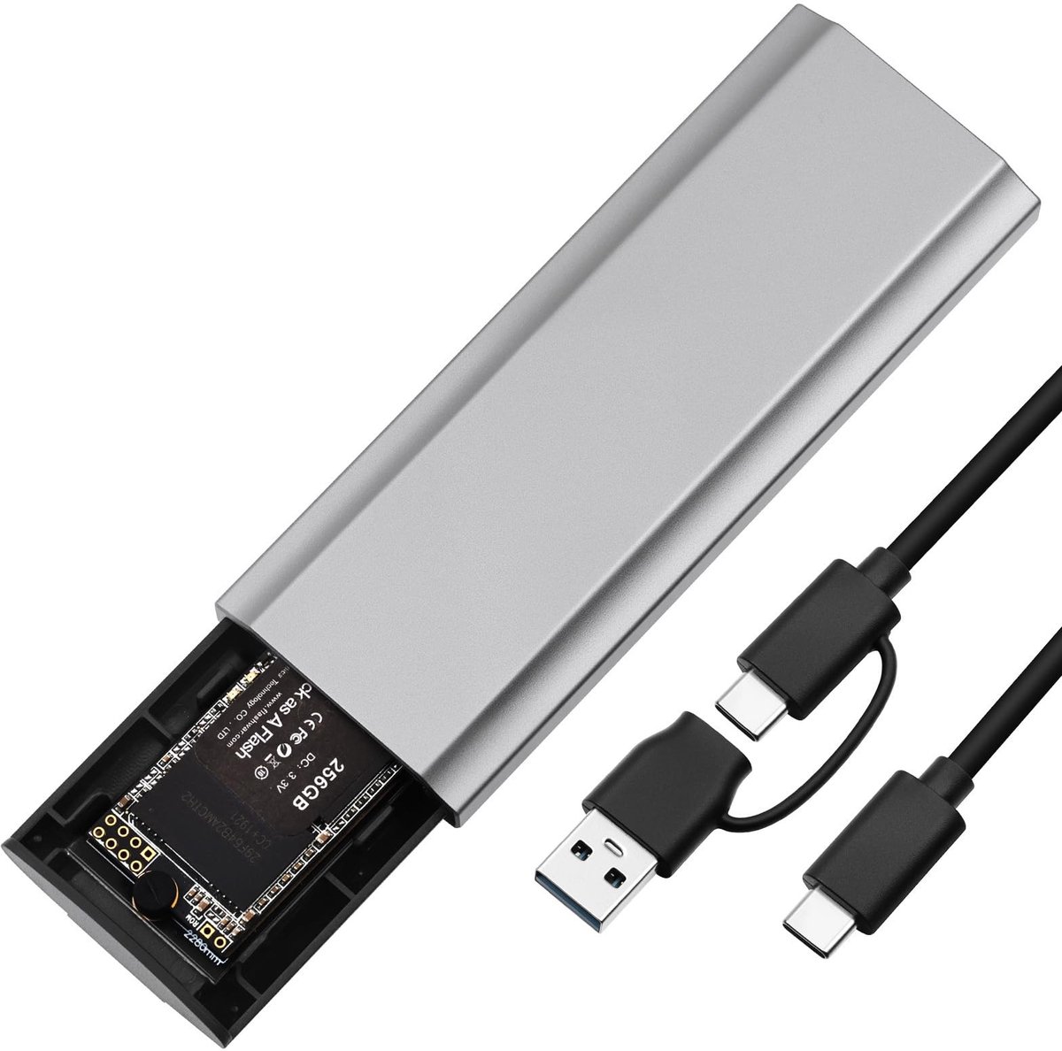 Dailygoods - M.2 NVMe SSD-behuizing met USB 3.2 Gen 2