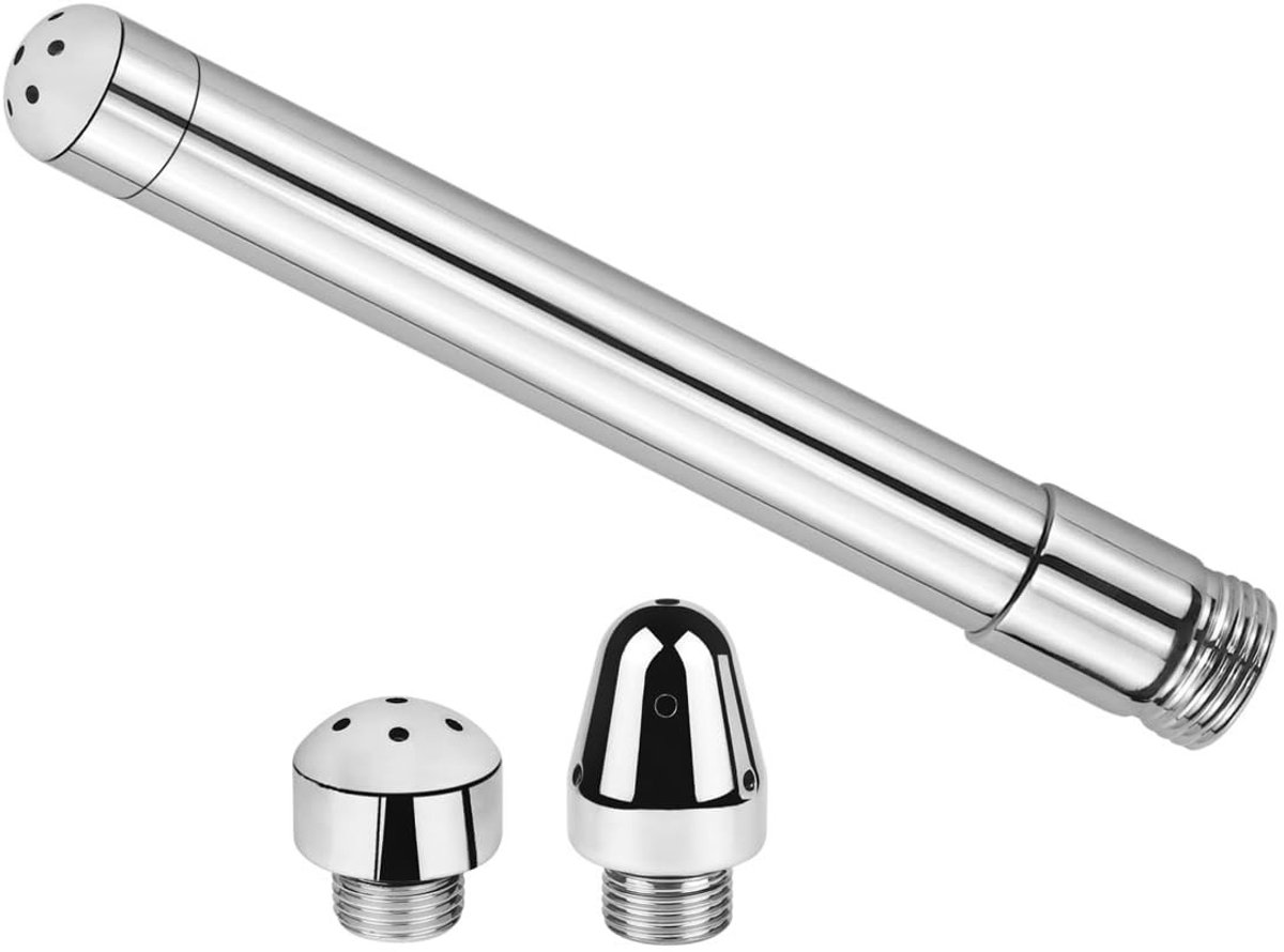 Dailygoods - Douchekopset met 3 Aluminium Douchekoppen en Reinigingssysteem
