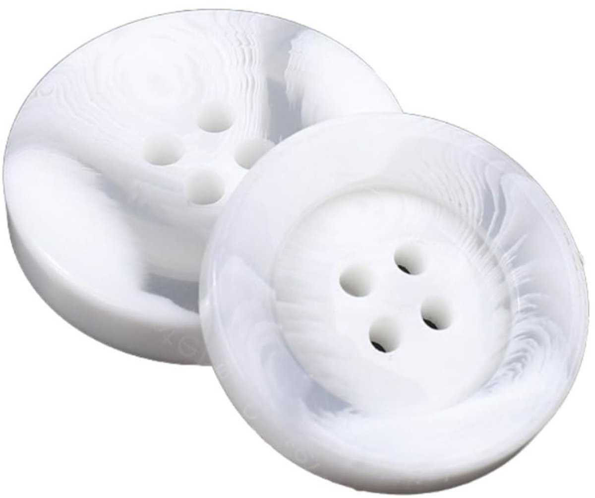 Dailygoods - Set van 10 Harsknopen met 4 Gaten voor Handwerk
