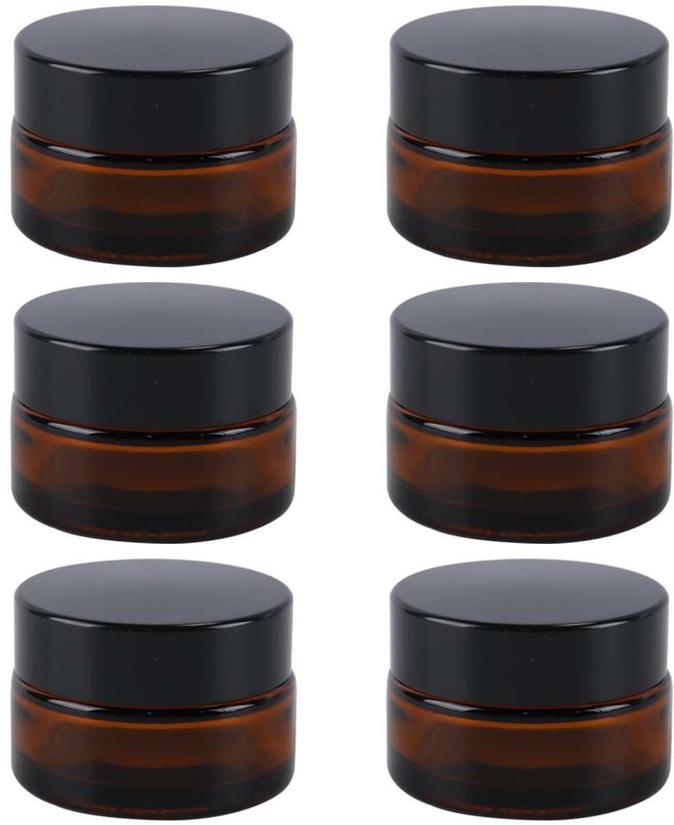 Dailygoods - Innovra - Set van 6 Herbruikbare Zalfpotjes met Lekvrije Deksels
