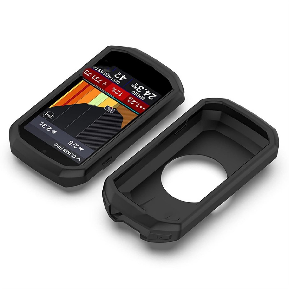 Dailygoods - Ultradunne Zachte Silicone Hoes voor Garmin Edge 550