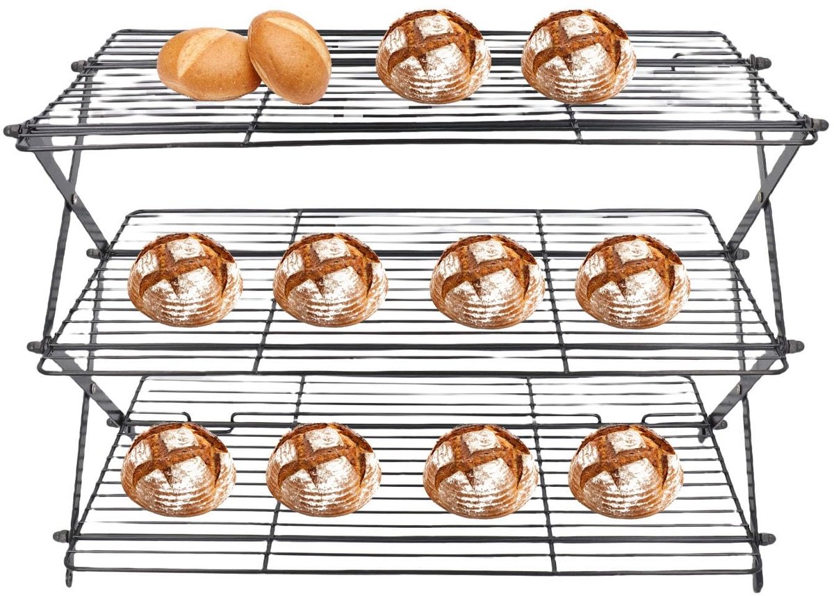 Dailygoods - Vouwbaar Bakkoelrek voor Cakes en Koekjes