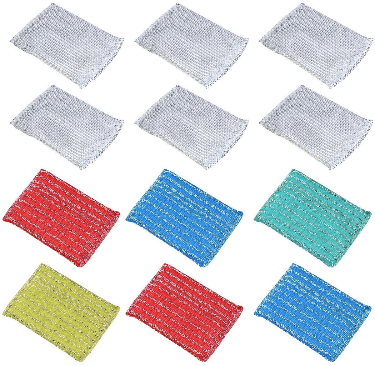 Dailygoods - Set van 12 Draadborstels voor Effectieve Vloerreiniging