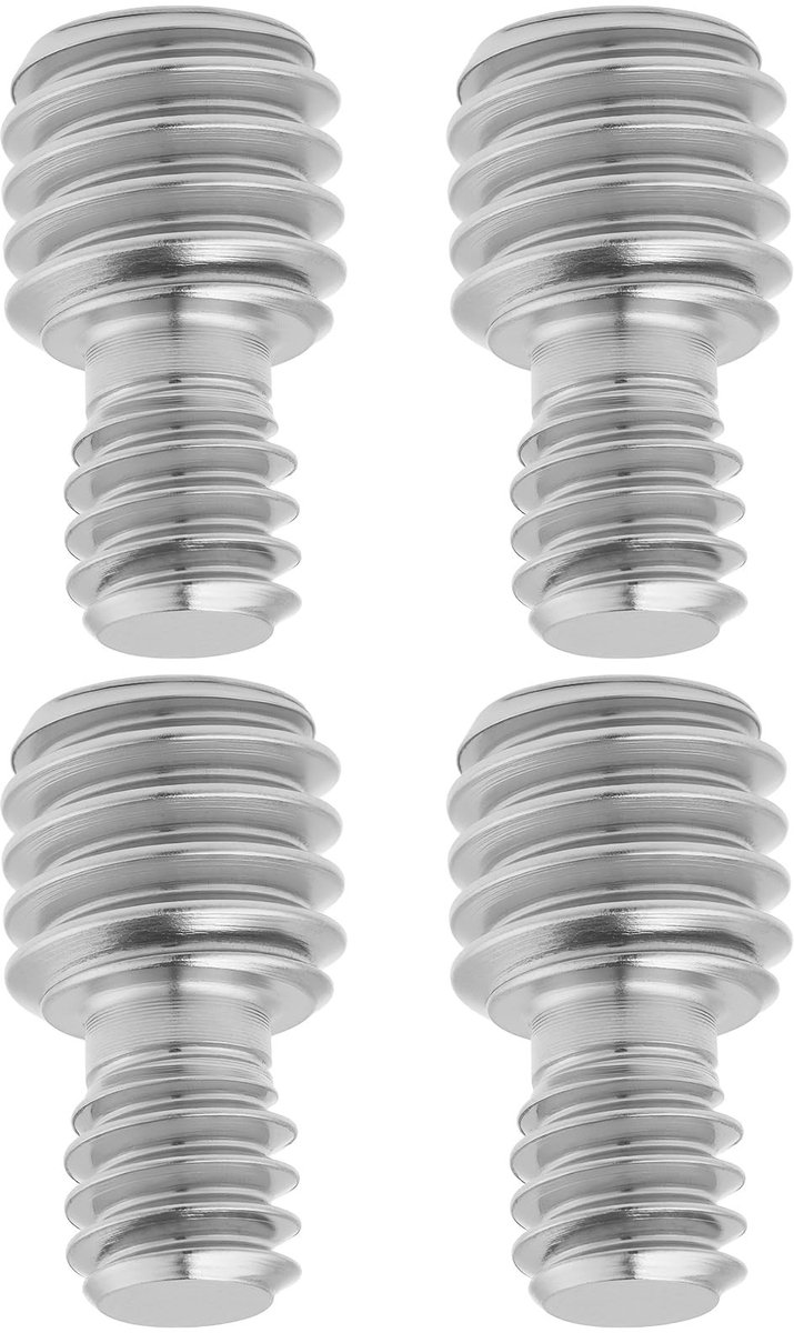 Dailygoods - 4 Stuks Mannelijke Adapter Schroeven voor Statief en Quick Release