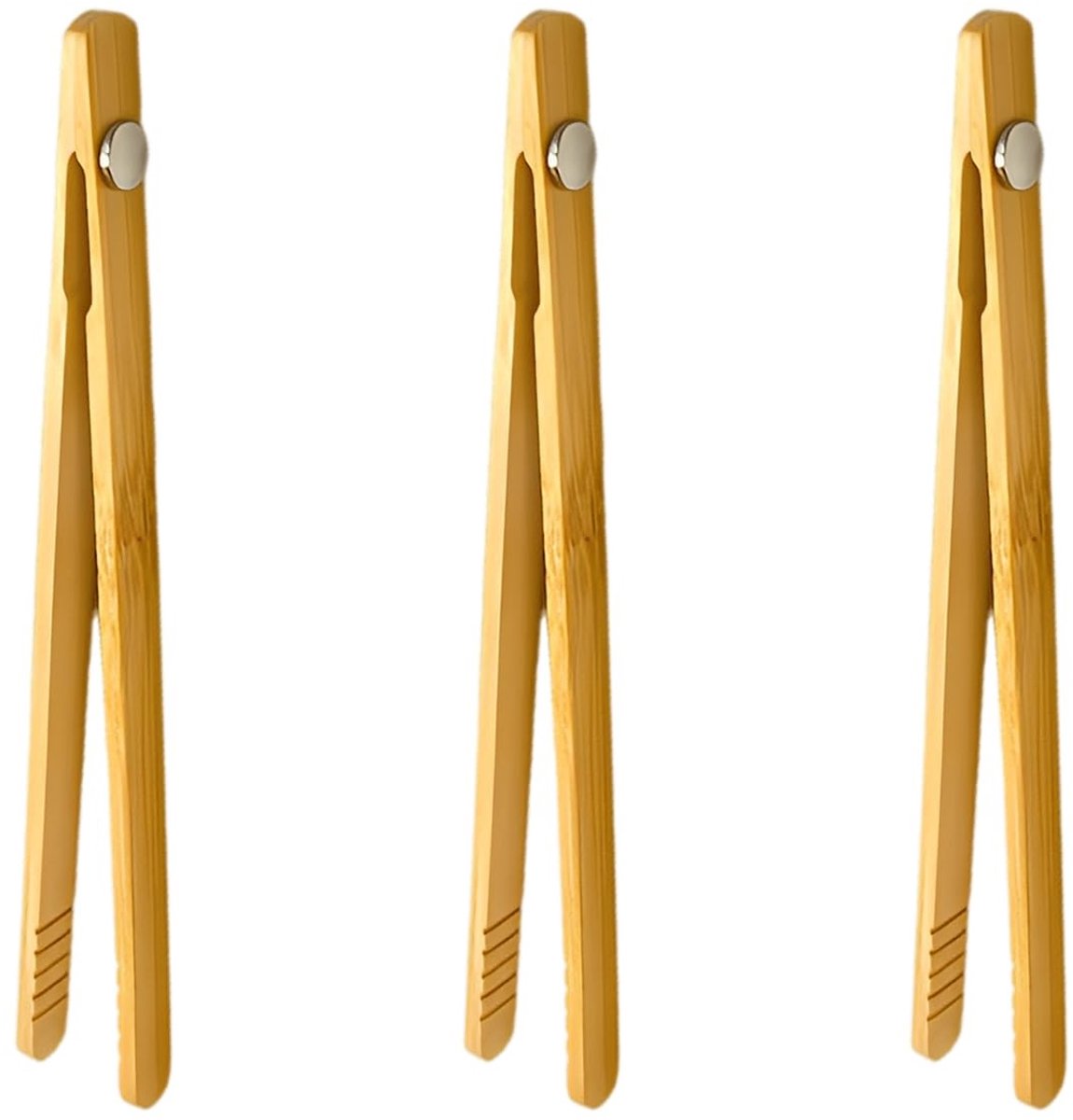 Dailygoods - Set van 3 Bamboe Voedselclips voor Keuken