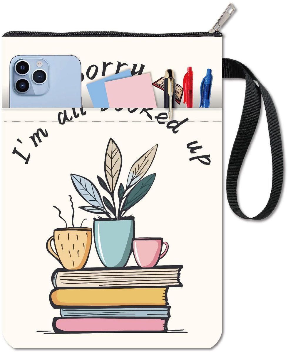 Dailygoods - Witte Boekhoezen met Extra Mouwzak voor Paperbacks