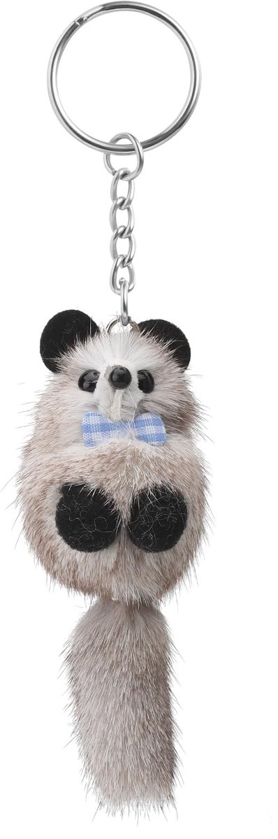 Dailygoods - Schattige Wasbeer Sleutelhanger voor Auto en Handtas