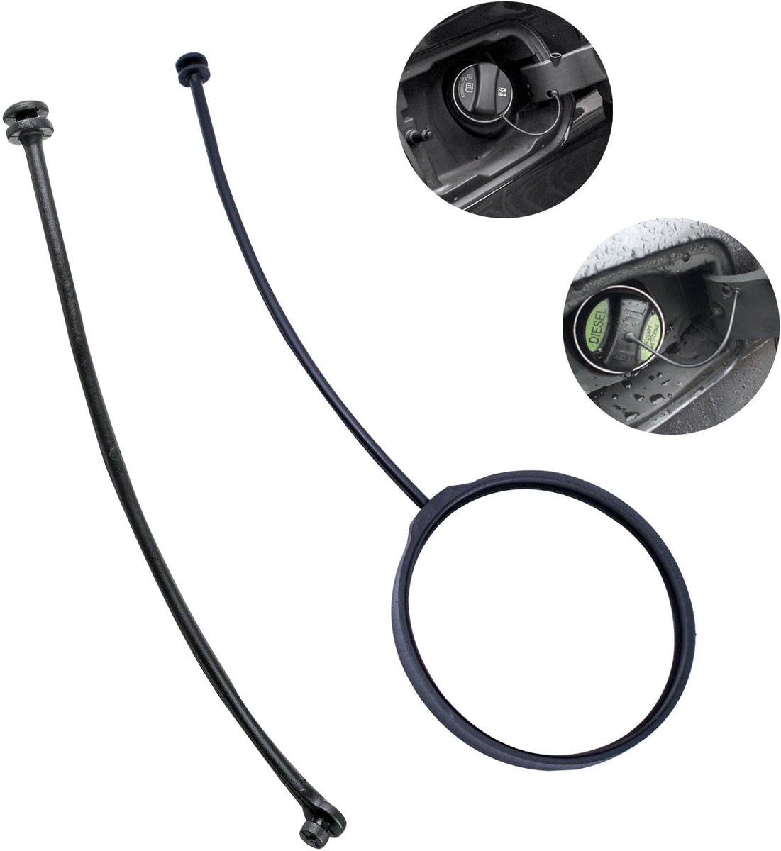 Dailygoods - Tankdeksel Bevestigingsband voor BMW Modellen, 2 Stuks