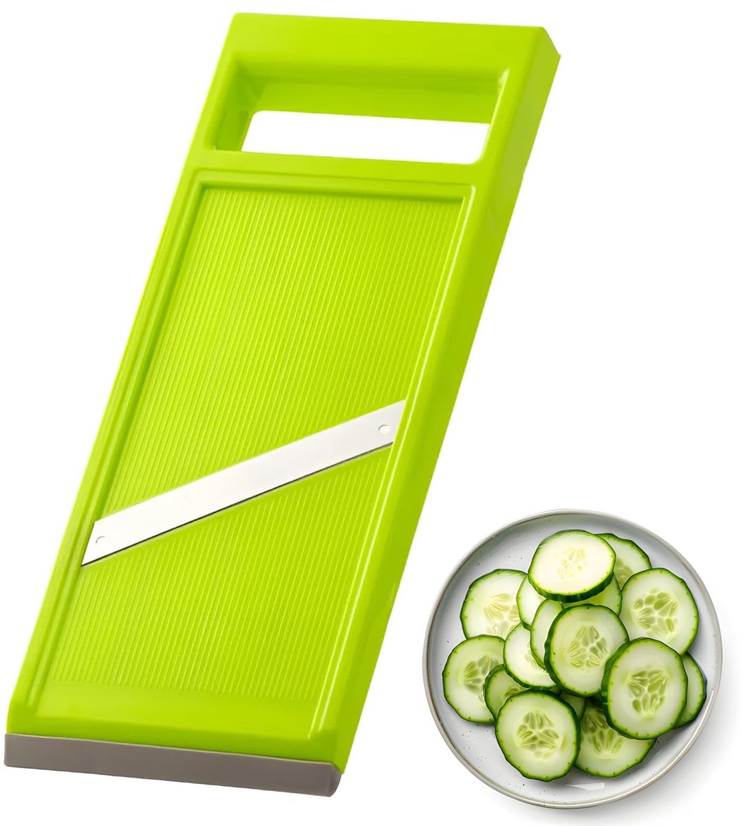 Dailygoods - Roestvrij Stalen Komkommerschaaf met Ergonomische Handgreep