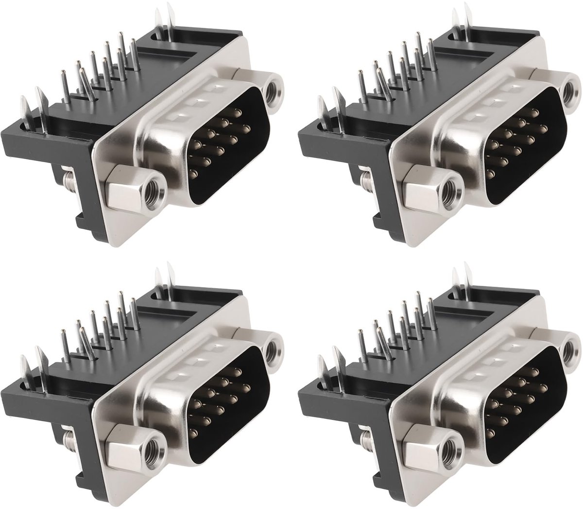 Dailygoods - Innovra - Dailygoods - 4 Stuks 9-Pin D-Sub Socket voor Commodore Amiga