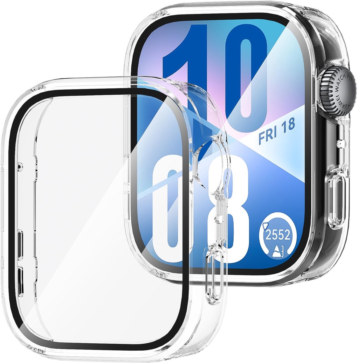 Dailygoods - 2 Stuks Beschermhoes voor Huawei Watch Fit 4