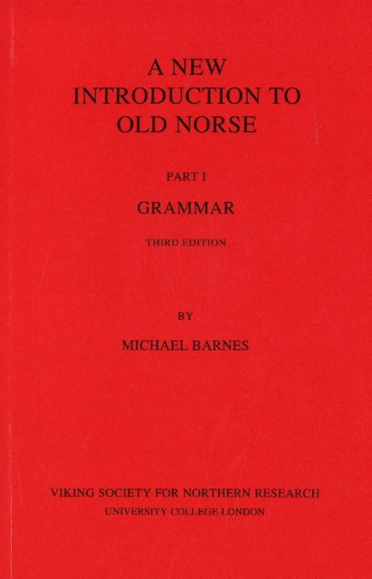 New Introduction To Old Norse - cover