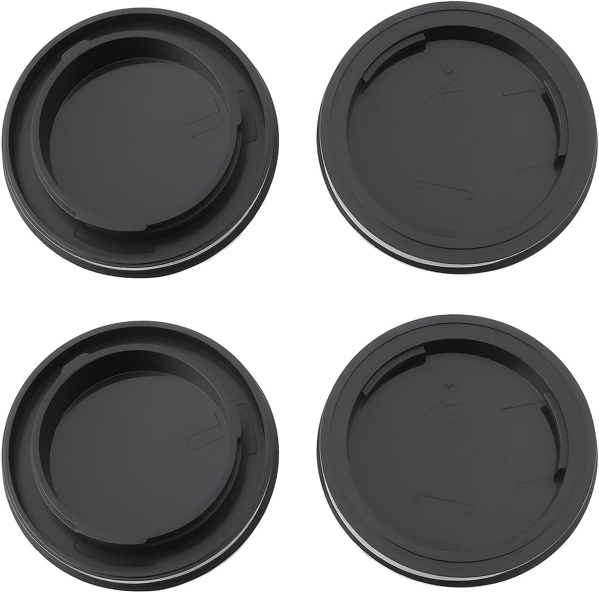 Dailygoods - 2 Sets Camera Body Cap en Achter Lens Cap voor E Mount Camera's
