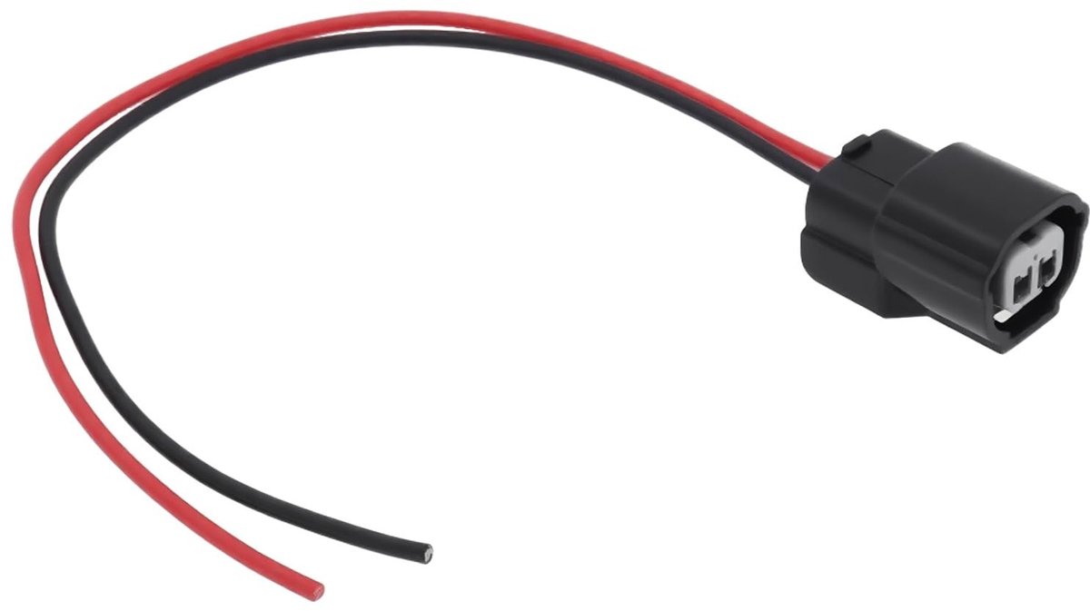 Dailygoods - 2-Pin Aansluitconnector voor Voorruitknipperlicht Mazda 3