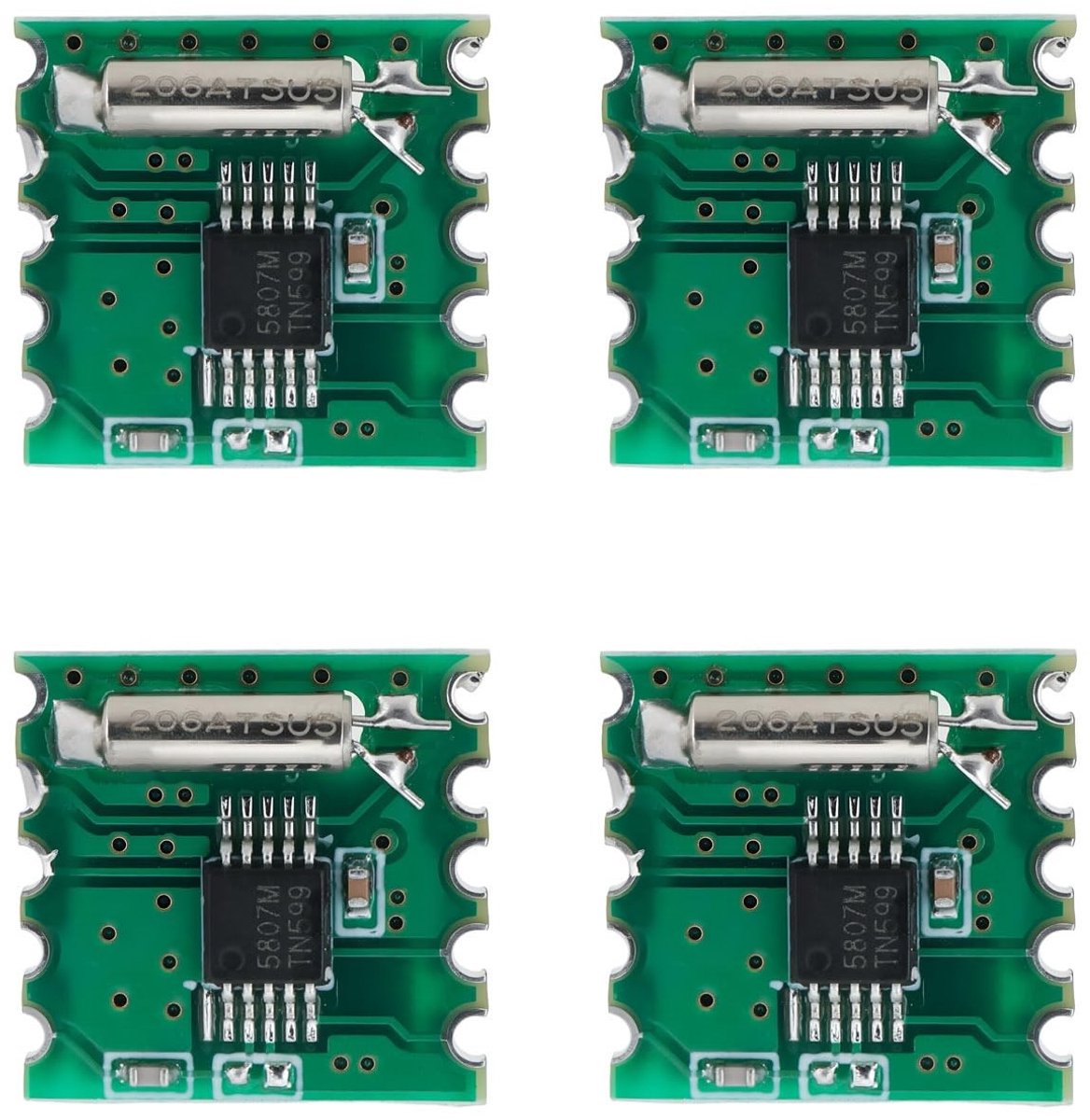 Dailygoods - 4x FM Stereo Radio Module RDA5807M met I2C Interface