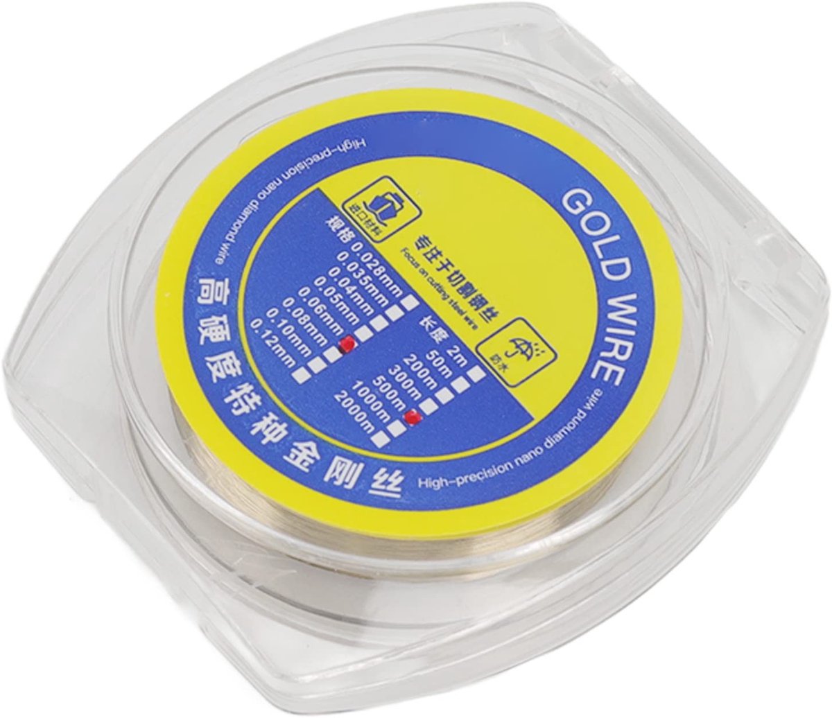 Dailygoods - Wolframlegeringstaaldraad, 0,06 mm voor LCD Scherm Reparatie (500 m)