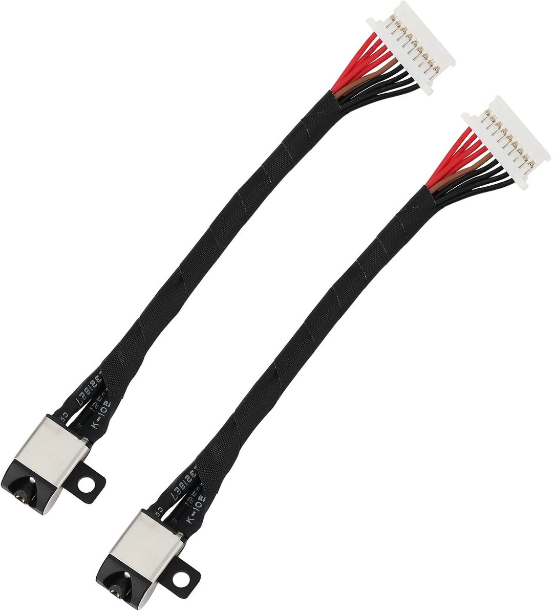 Dailygoods - Laptop Power DC-in Oplaadpoort Jack Kabel - Set van 2