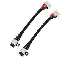 Dailygoods - Laptop Power DC-in Oplaadpoort Jack Kabel - Set van 2