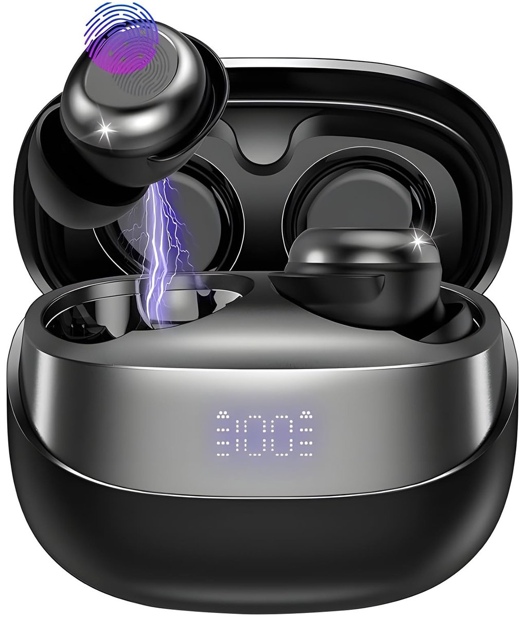 Dailygoods - Draadloze Bluetooth Hoofdtelefoon met Ruisonderdrukking