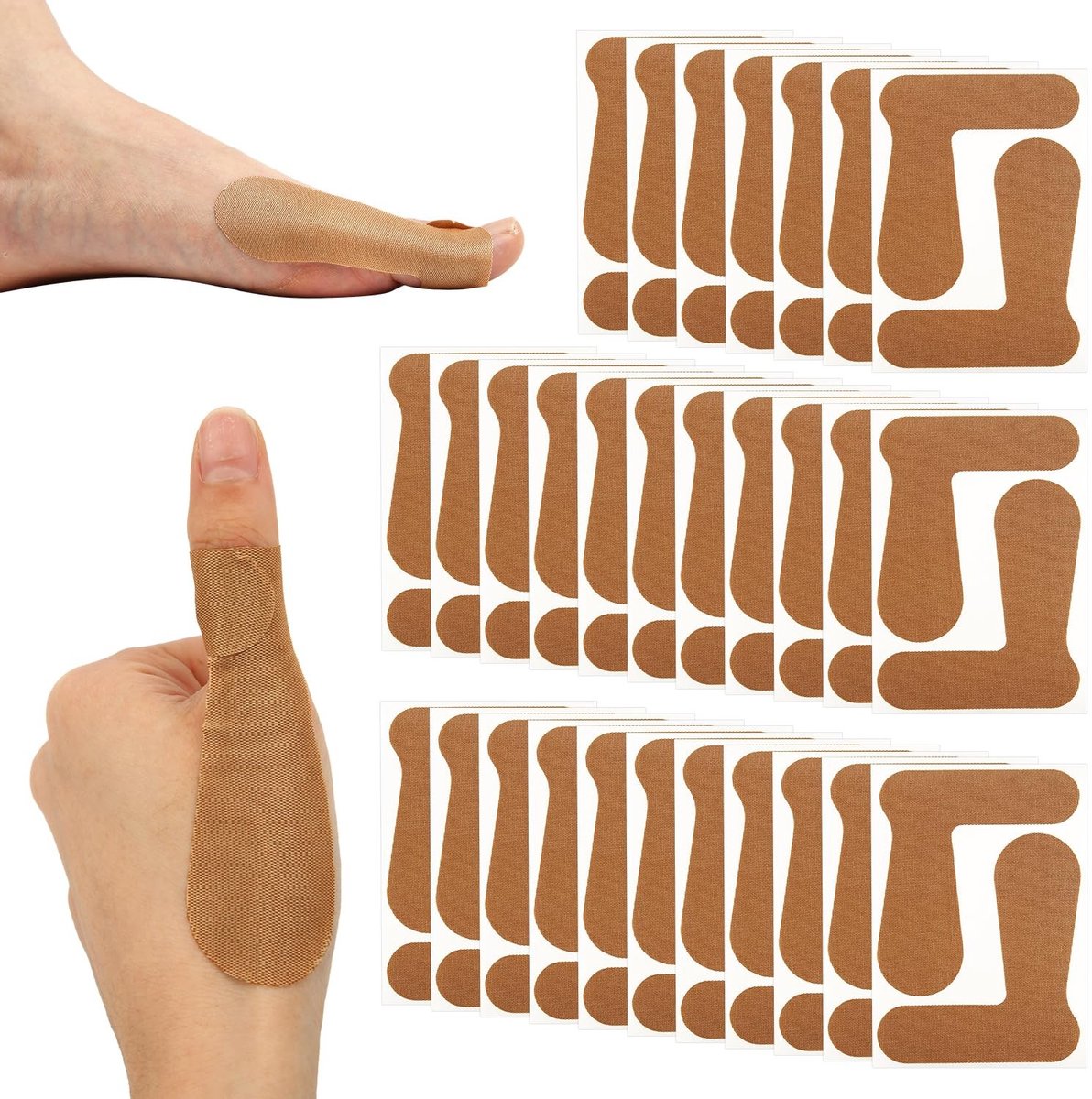 Dailygoods - 30 Stuks Duimondersteuningstape voor Gewrichtsondersteuning