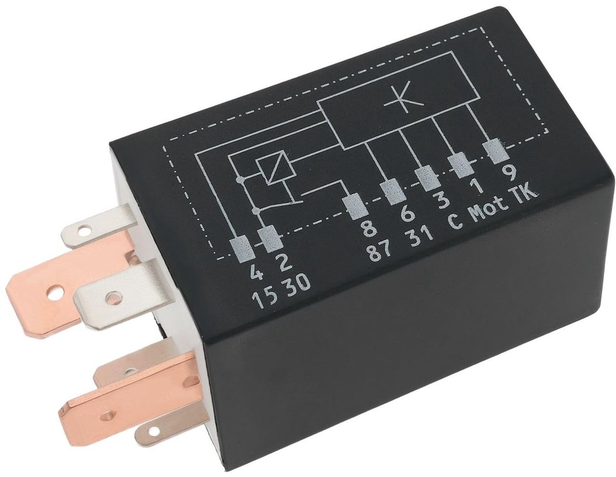 Dailygoods - 7-Pins Brandstofpomp Relais voor Diverse Audi en VW Modellen