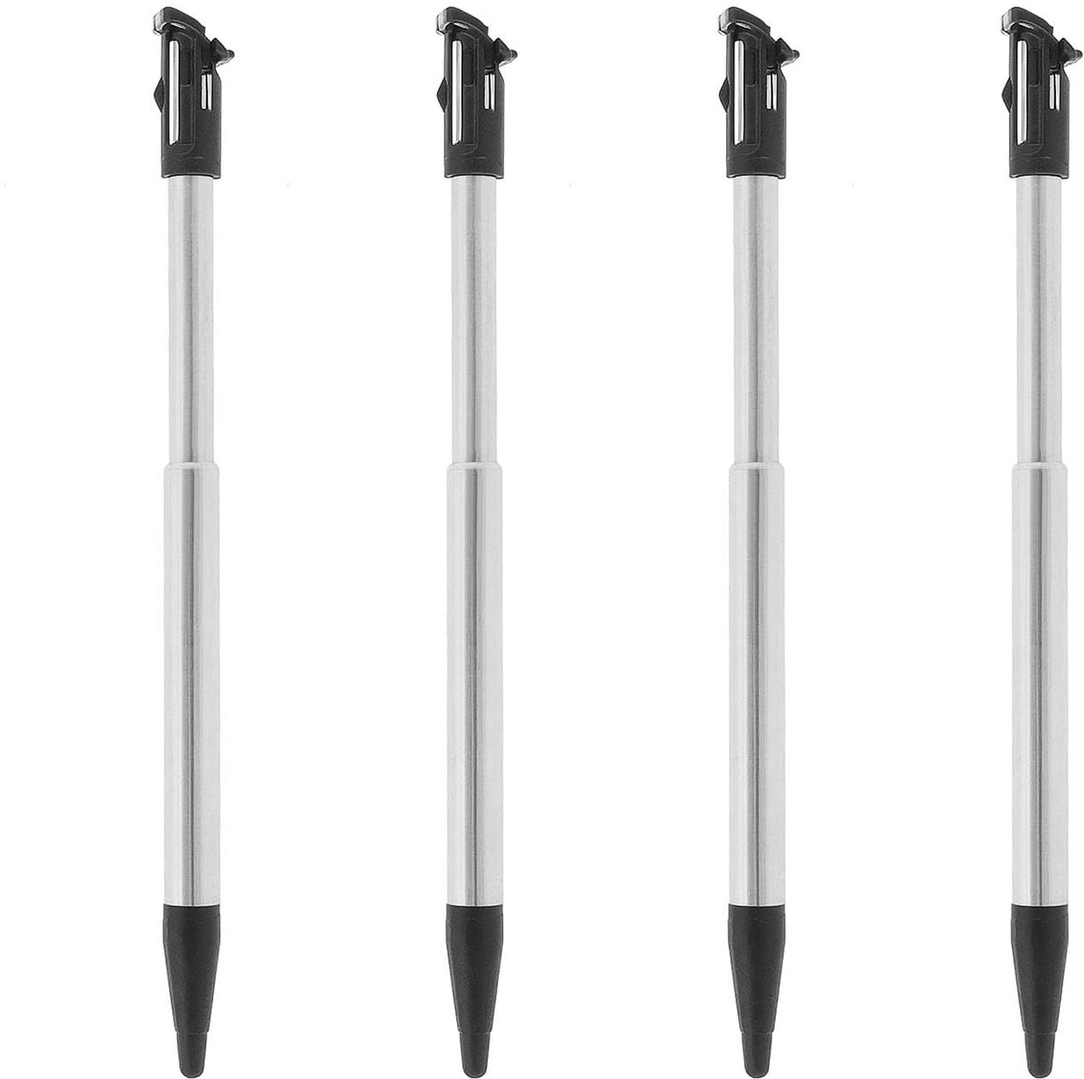 Dailygoods - 4 Stuks Uitschuifbare Stylus Pennen voor Spelconsoles
