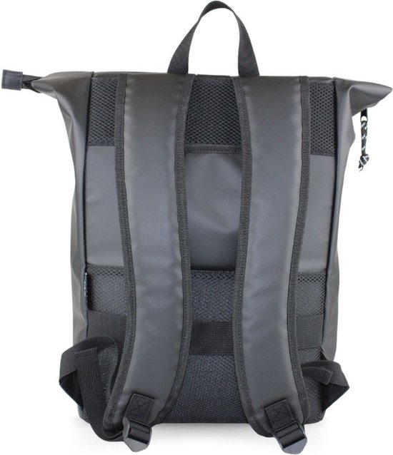 Fana Bags Fietstas en Rugtas in één met Laptopvak Zwart - Werktas/Rugzak van Fana Bags — afbeelding 3