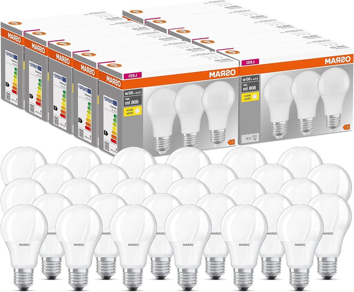 LED Lamp - Gloeilampvorm - Algemene Verlichting - Lage Warmteontwikkeling - Set van 3 - Mat