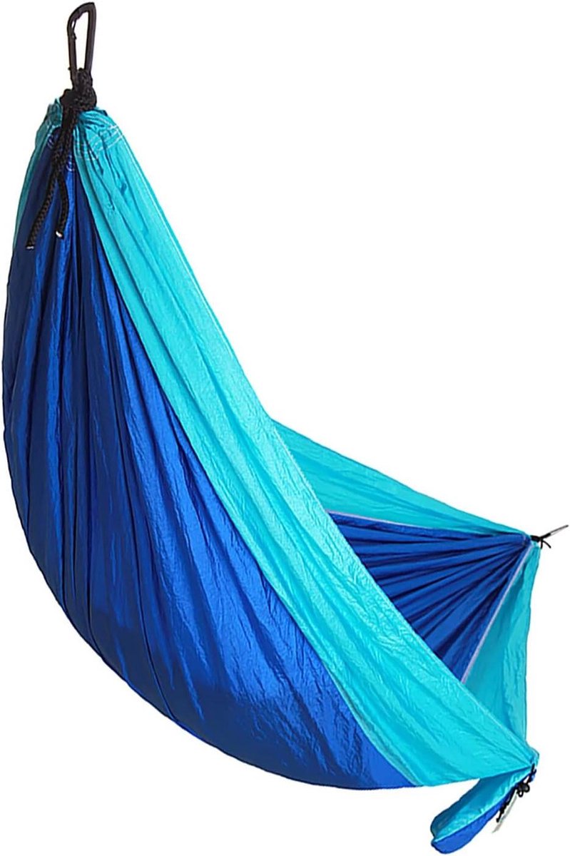 Hangmat Set - Kampeerhangmat Buiten - Ontspannen in de natuur - Boomvriendelijke lussen - 300 x 200 cm - One Color