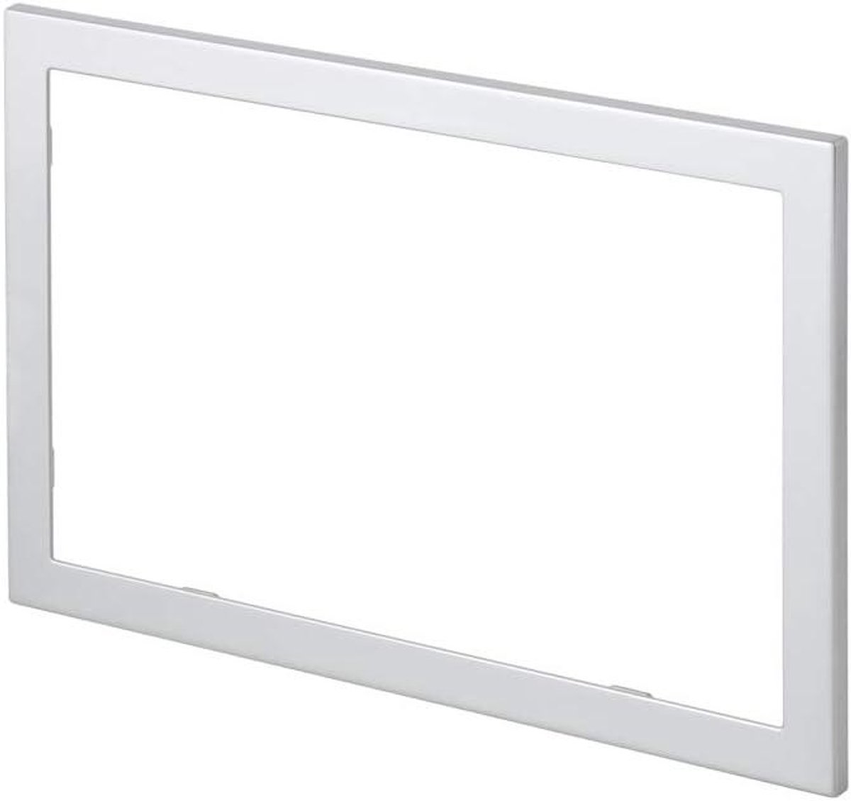 Bedieningsplaat Frame - Afdekraam Toilet - Toilet Afwerking - Voor Onzuivere Tegelranden - 30.5 x 17.8 cm - Geborsteld Chroom