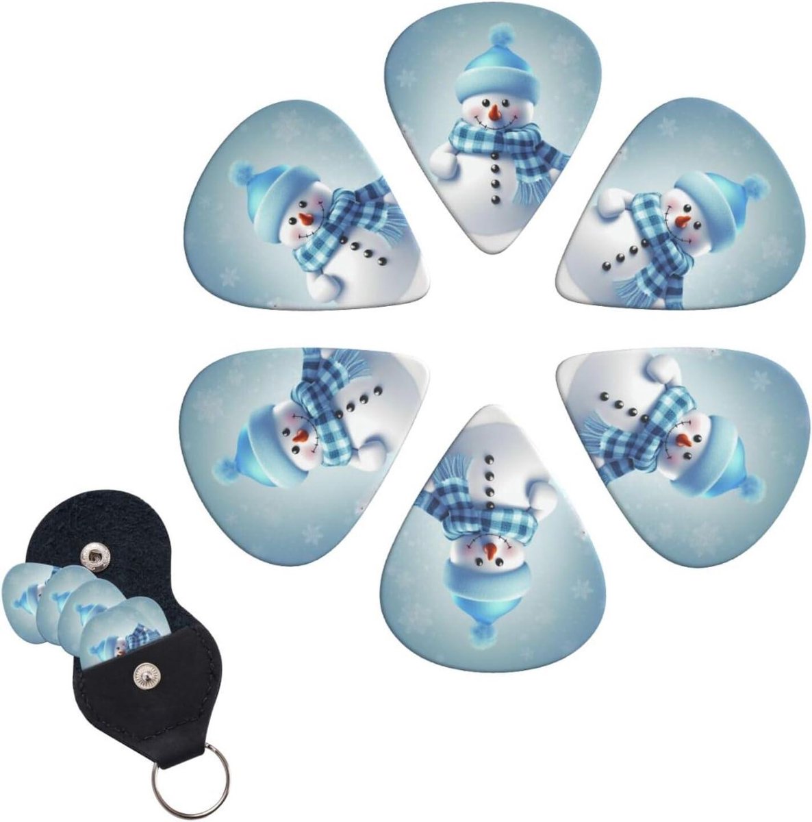 Gitaar Plectrums - Plastic Picks - Muziek Maken - Drie Dikte Opties - 6 Stuks Pack - Wit