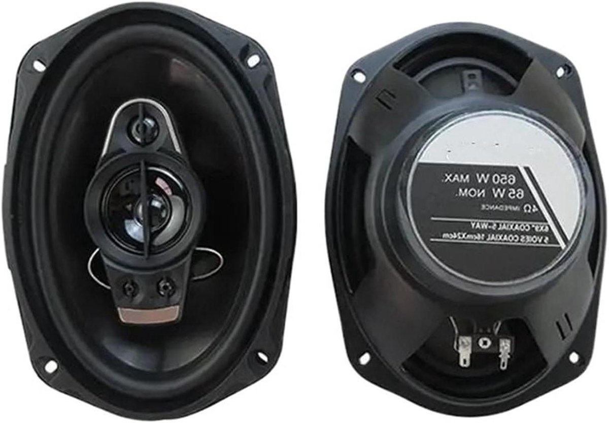 Auto Luidsprekers - Tweeter Set - Muziek Luisteren - Volledig Bereik Geluid - 6x9 Inch - Zwart