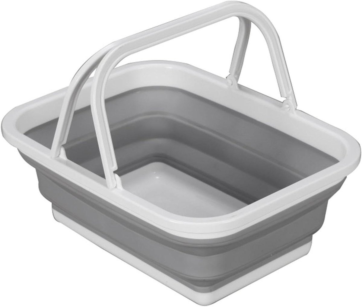 Voetbad - Pedicure kom - Voeten weken - Inklapbaar en draagbaar - 38 x 29 cm - Wit