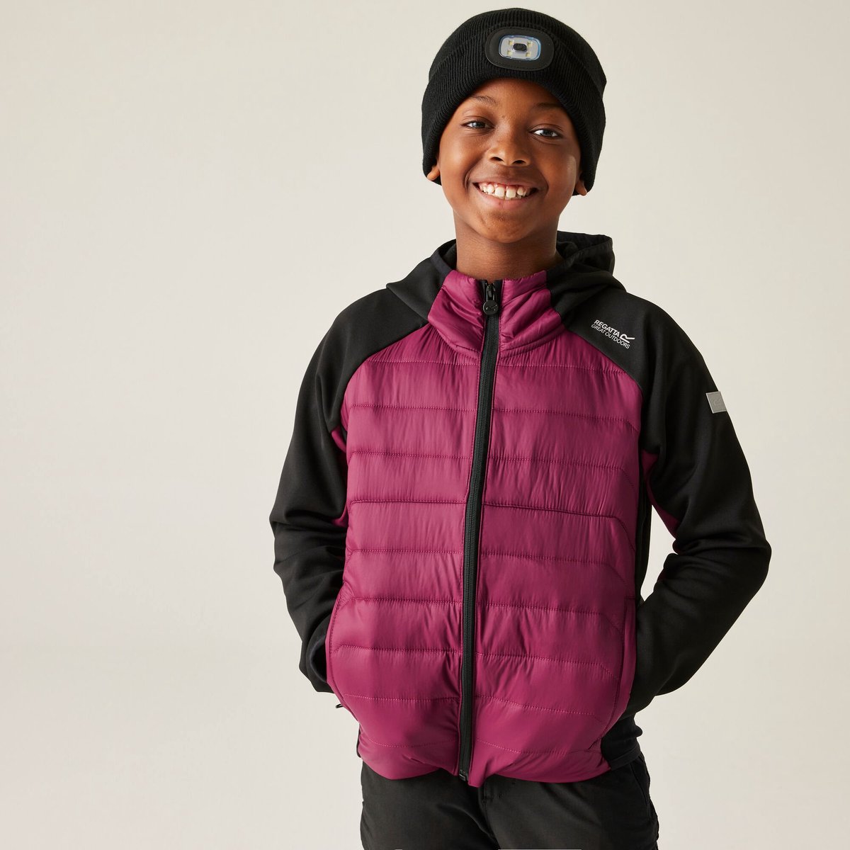Jas Kinderen Lichtgewicht Kielder Hybrid Ix Rood