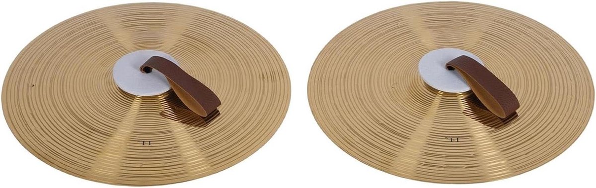 Drum Beken Set - Percussie Bekkens - Muziek Maken - Legering Constructie - 14 Inch - Metaal