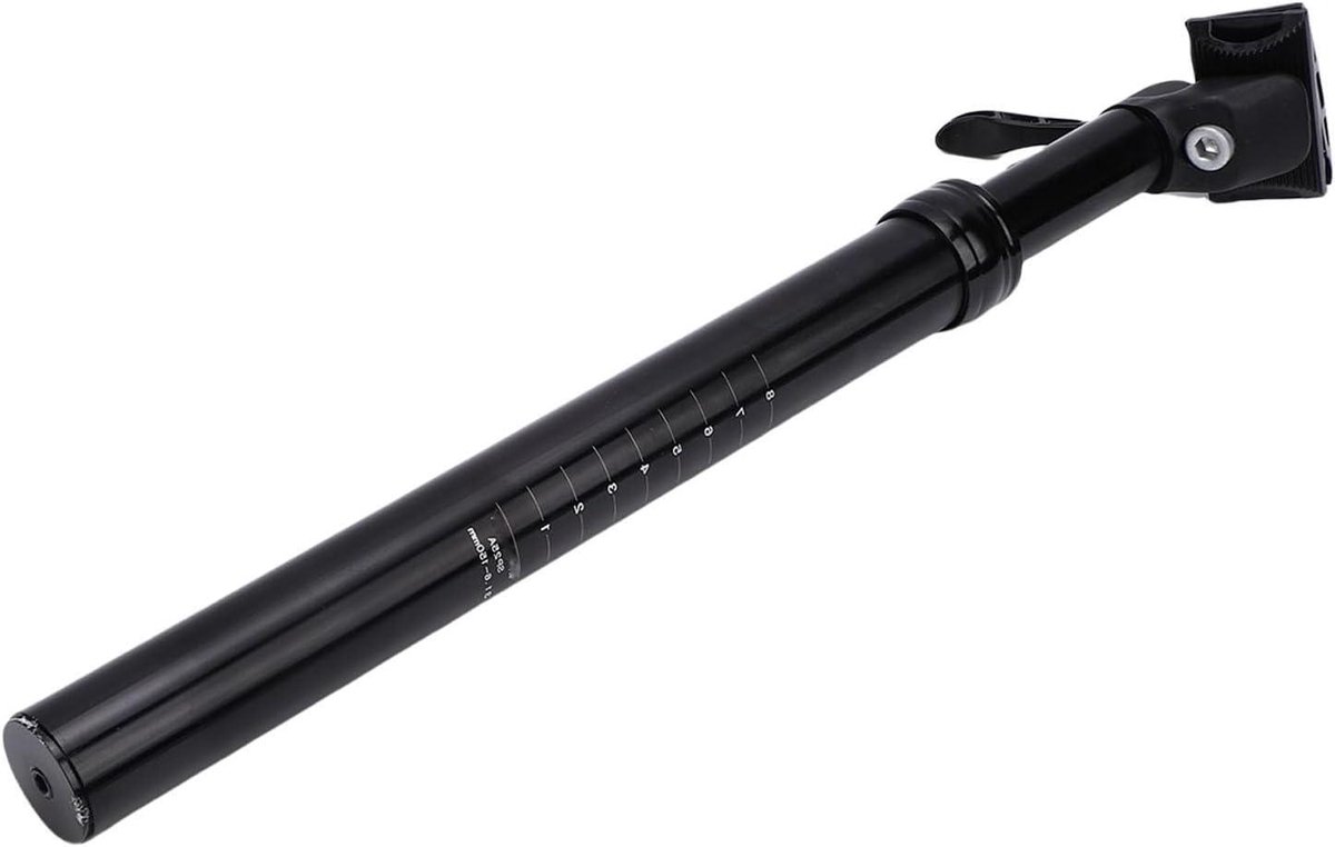 Generic 31.6 Mm Dropper Seatpost, Aluminum Alloy Spring Seatpost, Manual Control Height Adjustable with 150 Mm Ferry Travel, Ideal for Mountain Bike, Road Bike and BMX
