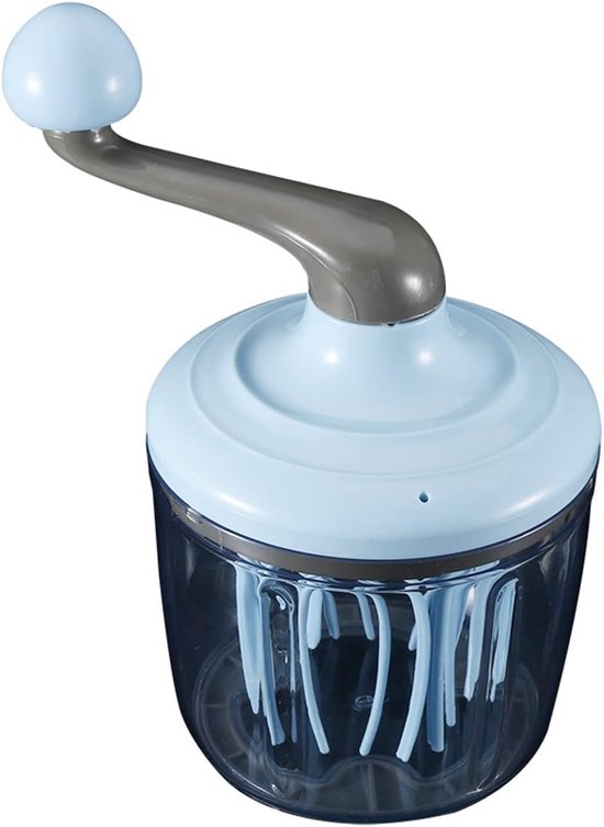 Handmixer - Eierklopper - Keukenwerk - Handmatig ontwerp - 1100ml capaciteit - Wit — afbeelding 2